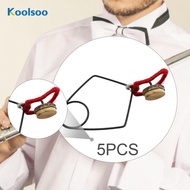 [bmcbftb] 5Pcs Flute Button Key Pad Clips Easy to Use Steel Efficient Parts Flute