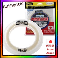 DUEL HARDCORE Fluorocarbon Line 80Lbs. HARDCORE POWERLEADER FC 50m 80Lbs. Natural Clear H3346