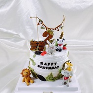 小動物蛋糕 生日蛋糕 客製 造型 公仔 周歲寶寶 母親節 6 8吋面交