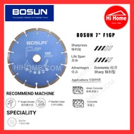 BOSUN 7" 9" DIAMOND DISC WHEEL DRY CUTTING F1GP F2GP F3GP