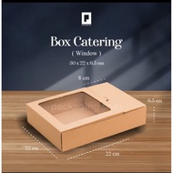 Catering Window Box 22 long catering box/ E Flute Carton Box