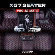 Pro3D Carpet PU 7D Custom for [BMW X5 - 7 SEATER] 2X Keras Anti-Slip