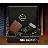 SET HADIAH BIRTHDAY, WALLET & BELT LELAKI