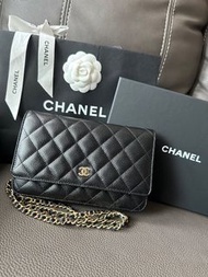 Chanel WOC 魚子醬黑金 caviar