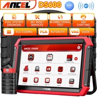 【MY Stock】ANCEL DS600 Automotive Scanner Professional ECU Coding D-P-F TPMS IMMO AF Adjustment OBD2 