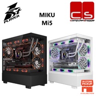 1stPlayer Miku Mi5 Tempered Glass M-ATX Gaming PC Case - Black/White