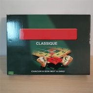 Permainan mengeja perkataan Inggeris dalam kotak besar yang menjimatkan, permainan papan bahasa Pera