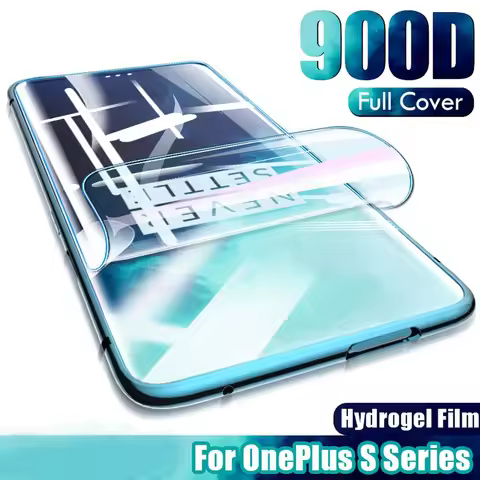 9H Screen film For Oneplus 8T 9 7T 6T 5T 7 6 5 5T 3 3T Protective Hydrogel Film For Oneplus Nord N10