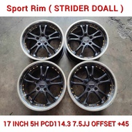 STRIDER DOALL Sport Rim 17 INCH 5H PCD114.3 7.5JJ OFFSET +45 ( Made In Japan )