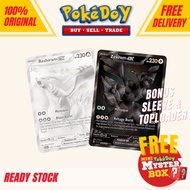 TCG Pokemon BLACK WHITE Reshiram Zekrom Ex BWR 347 348 / 172 INDONESIA SV11s Card Art Rare Secret Co