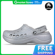 Crocs | รน Crocs Baya Platform Lined Glitter Silver 210451-0ES