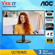 AOC Q27G2S / Q27B3M2 27 " QHD IPS 1ms 2K Adaptive Sync Gaming Monitor  (HDMI / DP )