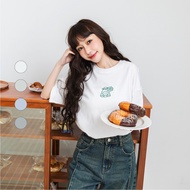 50% Fifty Percent | Fifty Percent Sugar Line Embroidery T-shirt [Limited Time] | 02662110004 T-shirt