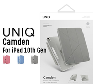 UNIQ - Camden For iPad 2022 10代10.9吋抗菌磁吸多功能保護套 GREY 平板電腦保護殼 原装行貨