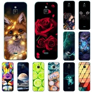 For Nokia 6300 4G Phone case Fashion Printing Cute Cat Flower Soft TPU Phone Cover