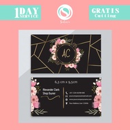 Online Shop Thank You Card/Business Card Or Costume Shop NC 03