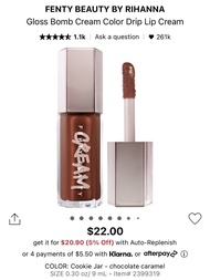 Fenty Beauty Star Bomb 3D Flowing Lip Glaze ลิปกลอสเนื้อแมทต์ให้สีสันสดใสและชุ่มชื้น 2 มล. สำหรับผิว