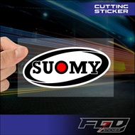 Cutting Stiker Logo SUOMY Helm / Sticker SUOMY / Stiker Helm Cutting
