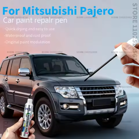 Car Paint Repair Pen Touch Up Scratch Remover DIY Auto Accessories For Mitsubishi Pajero Sport White