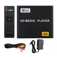 HD MEDIA PLAYER 4K เครื่องเล่นไฟล์มีเดีย 4K high definition ฮาร์ดดิสก์มีเดียเพลย์เยอร์ USB Player