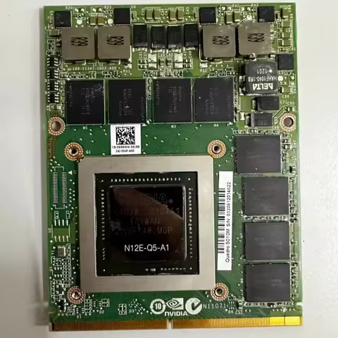 Original Quadro 5010M Q5010M Video Vga Graphic Card N12E-Q5-A1 4GB for Dell M6600 M15X HP 8760W 8770