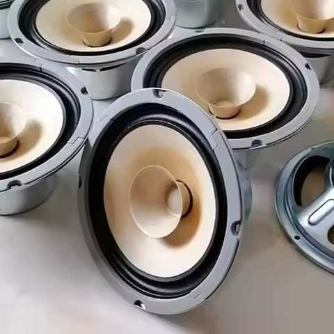 F-6 Full Range Speaker 6.5-Inch Speaker High Temperature HIFI Speaker 1 Pair
