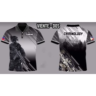 Criminology Polo Shirt Criminology Shirt for Men with Surname Full Sublimation