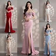 SIZE>65KG HIGH QUALITY STONE BODY FISH TAIL DRESS