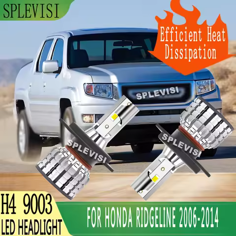 Plug-and-Play Augment Night Driving Safety Headlight Bulbs LED For Honda Ridgeline 2006 2007 2008 20