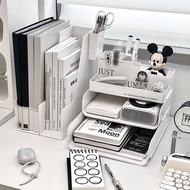 Desktop Storage Box Desk Bookshelf Plastic Storage A4New product: office desk organizer for document