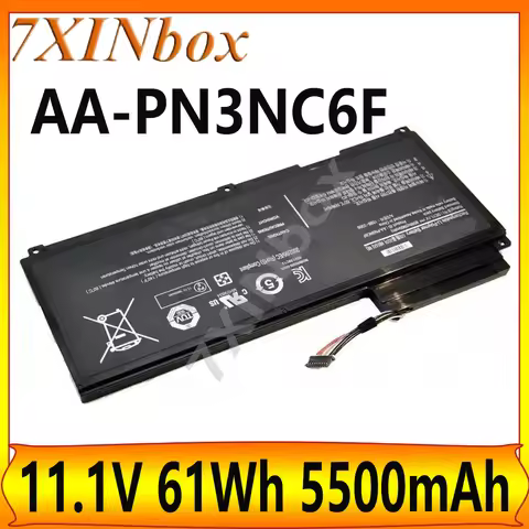 7XINbox AA-PN3NC6F AA-PN3VC6B 11.1V 61Wh 5500mAh Laptop Battery For Samsung QX410 QX411 QX412 NP-SF3