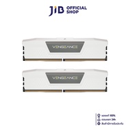 32GB (16GBx2) DDR5 5600MHz RAM (หน่วยความจำ) CORSAIR VENGEANCE DDR5 (INTEL XMP) (WHITE) (CMK32GX5M2B