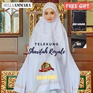 💟Ready stok 💟 Bella Ammara Telekung Syarifah ROYALE/ PREMIUM WHITE