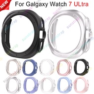 PC Case Cover for Samsung Galaxy Watch Ultra 47mm Shock Proof Protective Case Bumper Frame for Galax