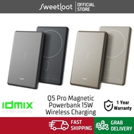 idmix Q5 Pro 5000mAh Magnetic Powerbank with 15W Wireless Charging
