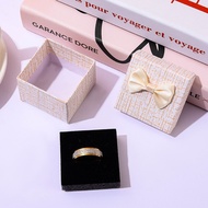 Paper Ring box necklace box earring pendant jewelry accessory box Compact 5*5*3.5cm Jewelry box Neck