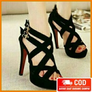 Casual Wedding Sandals Korean Imported High Heel Women'sWanita EK818 High Heels Gladiator At05