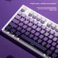 Lavender Keycap Gradient Color Side Print Shine Through OEM Profile PBT Personality DIY Customed for