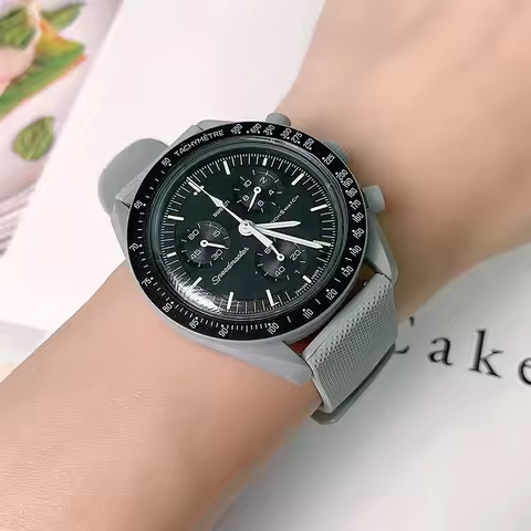 20mm 22mm Silicone Strap for Omega X Swatch Joint MoonSwatch Universal Quick Release for Snoopy Men 