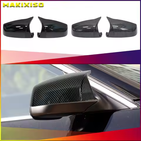 Rearview Mirror Cap Wing Side Mirror Cover Fit For BMW E60 E61 F10 F11 2011-2015 F01 F02 2009 -2011 
