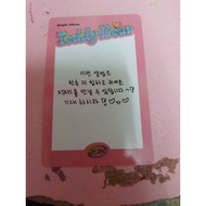 official stayc yoon + le sserafim eunchae photocard 