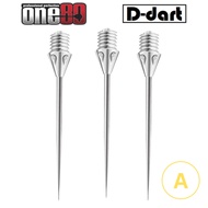 ONE80 FLEXI DART POINT - STEEL TIP CONVERSION POINT 2BA REFLEX POINT 1.5MM SILVER