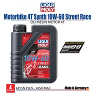 MESIN 1525 Liqui Moly Motorbike 4T Synth Street Race 10W60 1L Motorcycle Racing Engine Oil 4T