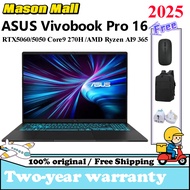 2025 ASUS Vivobook Pro 16 RTX5060/5050 Core9 270H AMD Ryzen AI9 365 AI 9 HX 465  16" 2.5K 165Hz OLED