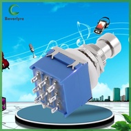 Bv✿  uk 9-Pin 3PDT Guitar Effects Box Switch Replacement Mini Durable Guitar Accessor