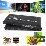 hipower shop Full HD 1080P 1.4V HDMI 1X4 HDMI Splitter 1 In 4 Out HDMI Video Audio Converter Support