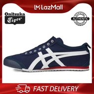 ONITSUKA TIGER MEXICO 66™ SLIP-ON (สีกรมท่า/สีขาว) รองเท้าสลิปออนลำลองผ้าแคนวาสย้อนยุคคลาสสิกเหมาะสำหรับผู้ชายและผู้หญิงและคู่รัก 1183A360-401