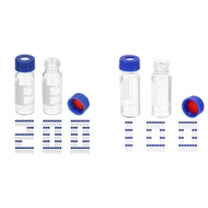 Quality <br><br>2ml Autosampler Vial HPLC/ Vials 9-425 Lab Clear Vials Sample Vial Screw Cap Writing