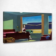 Art reproduction  Western Motel Edward Hopper eho48 รูปติดผนัง ภาพที่มีชื่อเสียง ภาพพิมพ์รายละเอียดค