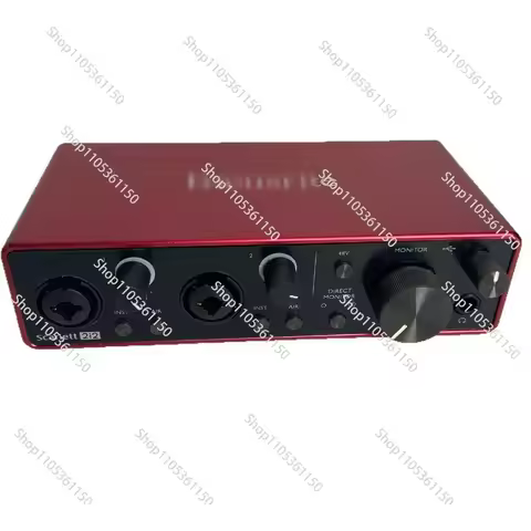 Scarlett 2I2 3rd generation professional computer USB external sound card dubbing live broadcast Kar